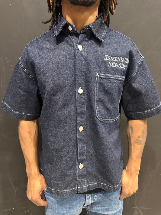 Stencil Denim Shirt Wholesale Order