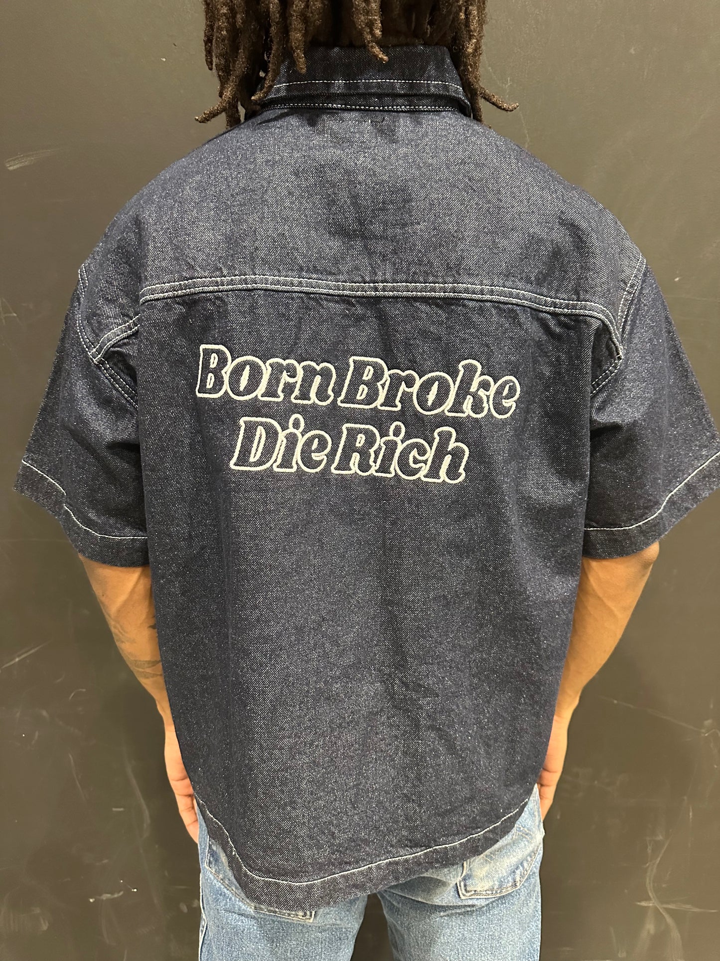 Stencil Denim Shirt